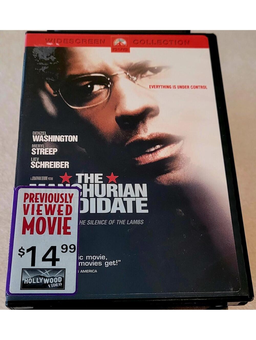 The Manchurian Candidate [ DVD Widescreen Edition 2004] Denzel Washington Streep
